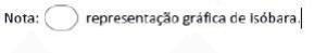 Nota com símbolo de isóbara.